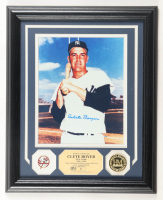 Clete Boyer Signed LE Yankees Custom Framed Photo Display With 24Kt Gold Overlay Medallion (Highland Mint) at PristineAuction.com