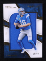 Jared Goff 2025 Immaculate Collection Clearly Immaculate Jerseys #1 #17/99 at PristineAuction.com
