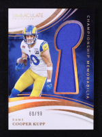 Cooper Kupp 2025 Immaculate Collection Championship Memorabilia #24 #60/99 at PristineAuction.com