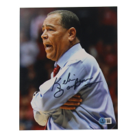 Kelvin Sampson Signed Houston Cougars 8x10 Photo (Beckett) at PristineAuction.com