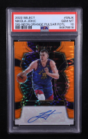 Nikola Jokic 2022-23 Select Signatures Neon Orange Pulsar Prizms FOTL #13 #09/30 (PSA 10) at PristineAuction.com
