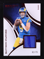 Matthew Stafford 2025 Immaculate Collection Red #85 JSY #62/75 at PristineAuction.com