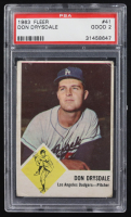 Don Drysdale 1963 Fleer #41 (PSA 2) at PristineAuction.com