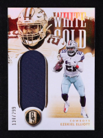 Ezekiel Elliott 2022 Panini Gold Standard White Gold Materials #14 #130/299 at PristineAuction.com