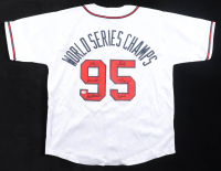 1995 World Series Champions Jersey Signed By (6) With Dave Justice, Steve Avery, Mark Wohlers, Kent Mercker (JSA) at PristineAuction.com