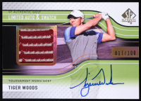 Tiger Woods 2012 SP Authentic Limited Autograph Swatches #1 #017/100 at PristineAuction.com