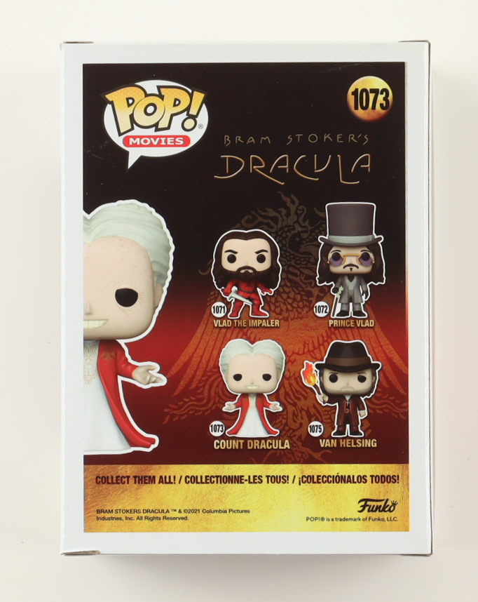Gary Oldman Signed "Bram Stoker's Dracula" #1073 Count Dracula Funko Pop! Vinyl Figure (ACOA) at PristineAuction.com Gary Oldman Signed "Bram Stoker's Dracula" #1073 Count Dracula Funko Pop! Vinyl Figure (ACOA) at PristineAuction.com