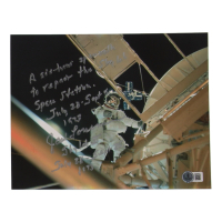 Jack R. Lousma Signed NASA 8x10 Photo with Extensive Inscription (Beckett) at PristineAuction.com