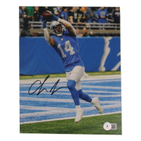 Amon-Ra St. Brown Signed Lions 8x10 Photo (Beckett) at PristineAuction.com