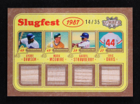 Andre Dawson / Mark McGwire / Darryl Strawberry / Eric Davis 2025 Leaf Lumber Slugfest '87 #S5 #14/35 at PristineAuction.com