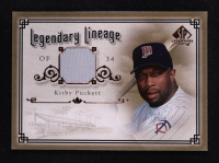 Kirby Puckett 2005 SP Legendary Cuts Legendary Lineage Material #KP Jersey at PristineAuction.com