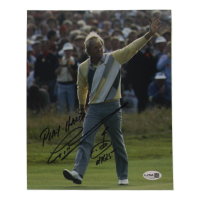 Greg Norman Signed 8x10 Photo Inscribed "Play Hard" & "2K25" with Hand-Drawn Hole Sketch (JSA) at PristineAuction.com