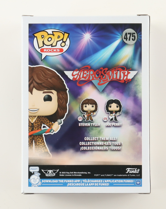 Steven Tyler Signed Aerosmith #475 Funko Pop! Vinyl Figure (JSA) at PristineAuction.com Steven Tyler Signed Aerosmith #475 Funko Pop! Vinyl Figure (JSA) at PristineAuction.com