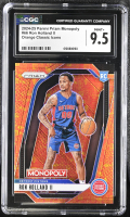 Ron Holland II 2024-25 Panini Prizm Monopoly Orange #66 #0698/1499 RC (CGC 9.5) at PristineAuction.com