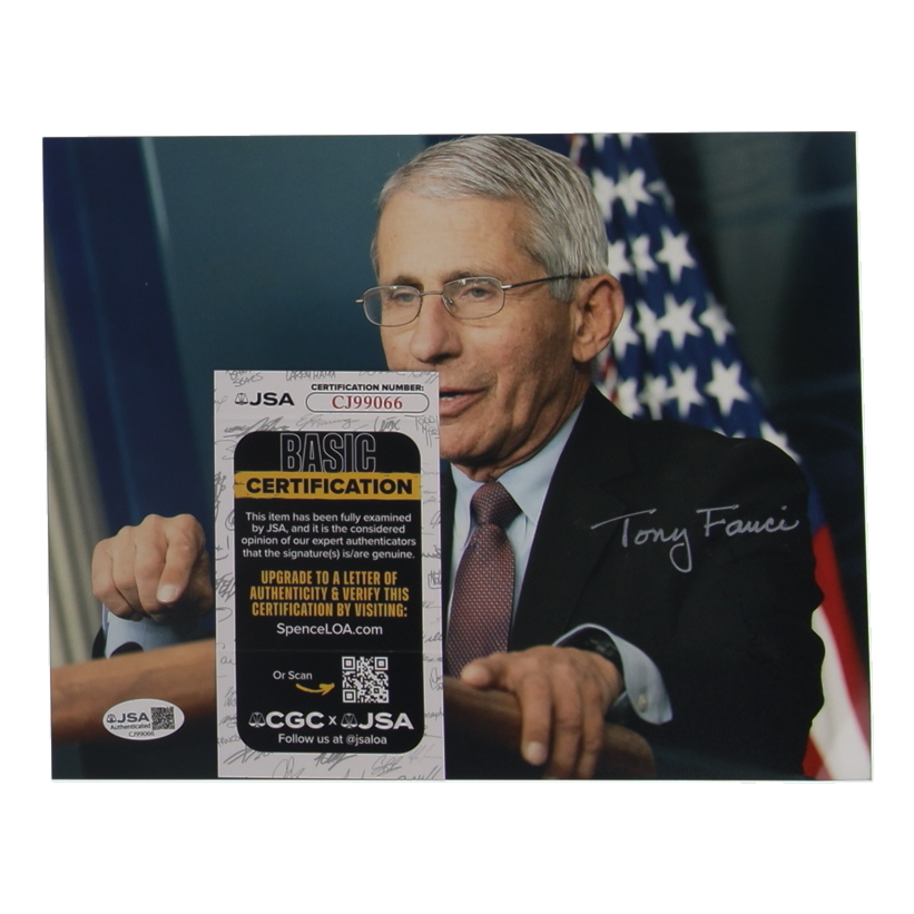 Anthony Fauci Signed 8x10 Photo (JSA) at PristineAuction.com Anthony Fauci Signed 8x10 Photo (JSA) at PristineAuction.com