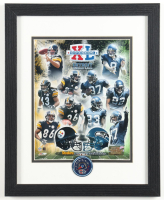 Super Bowl XL Custom Framed Art Print Display with Super Bowl XL Emblem at PristineAuction.com