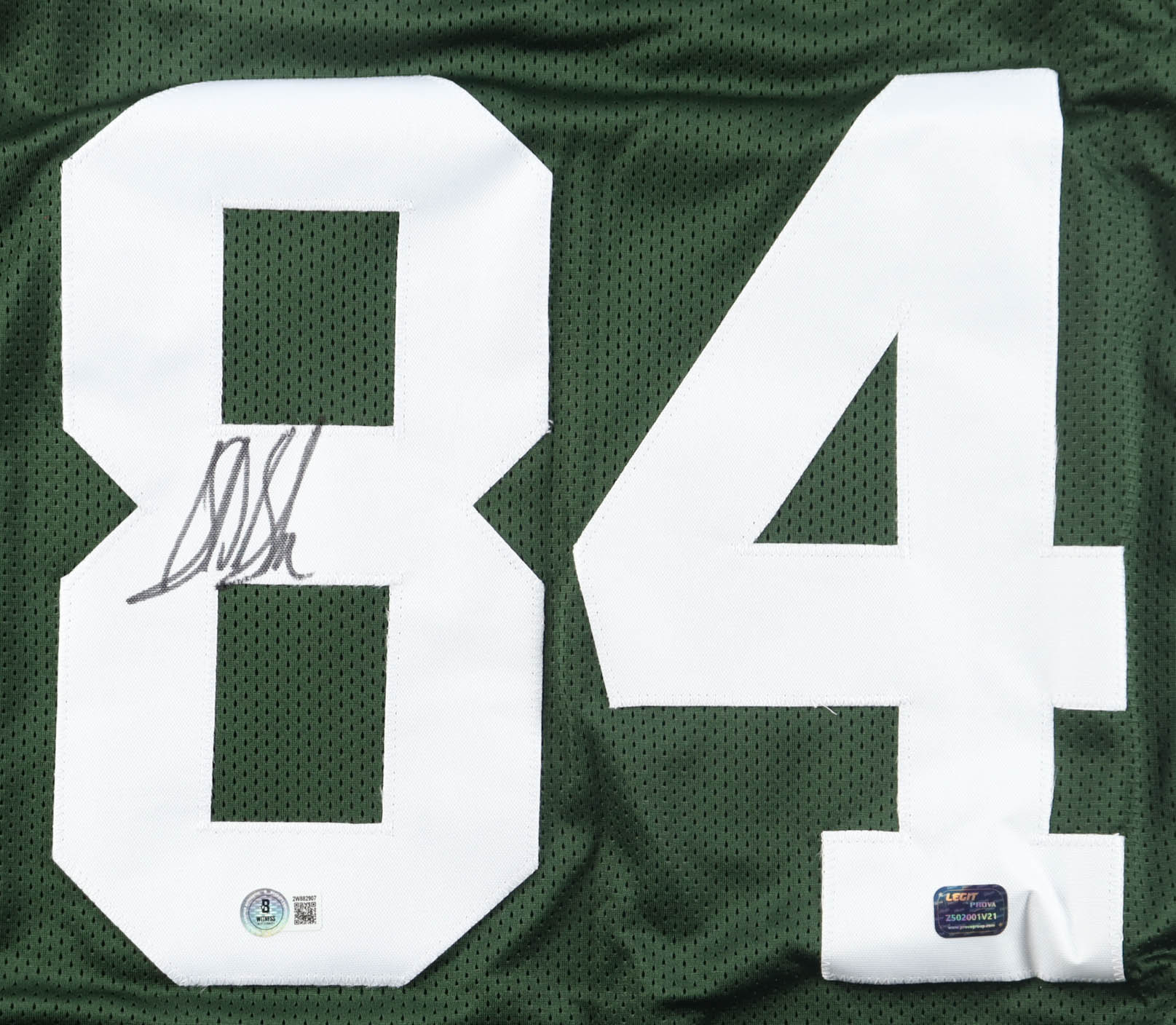 Sterling Sharpe Signed Jersey (Beckett & Prova) at PristineAuction.com Sterling Sharpe Signed Jersey (Beckett & Prova) at PristineAuction.com