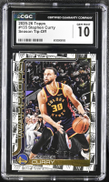Stephen Curry 2025-26 Topps Season Tip Off #135 (CGC 10) at PristineAuction.com