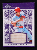 Johnny Bench 2025 Leaf Lumber Game Lumber Purple #GL62 #4/5 at PristineAuction.com