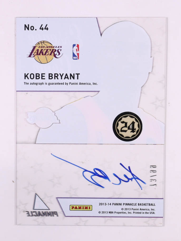 Kobe Bryant 2013-14 Pinnacle Essence of the Game Autographs #44 #73/99 at PristineAuction.com Kobe Bryant 2013-14 Pinnacle Essence of the Game Autographs #44 #73/99 at PristineAuction.com