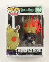 Andrew Daly Signed "Rick and Morty" #264 Krombopulos Michael Funko Pop! Vinyl Figure (PSA) at PristineAuction.com