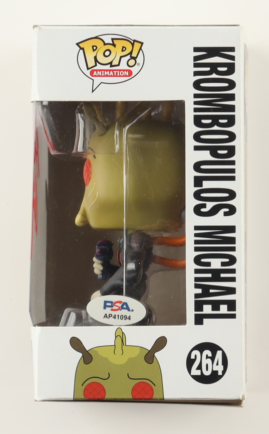 Andrew Daly Signed "Rick and Morty" #264 Krombopulos Michael Funko Pop! Vinyl Figure (PSA) at PristineAuction.com Andrew Daly Signed "Rick and Morty" #264 Krombopulos Michael Funko Pop! Vinyl Figure (PSA) at PristineAuction.com