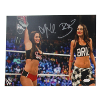 Nikki Bella & Brie Bella Signed WWE 11x14 Photo (JSA) at PristineAuction.com