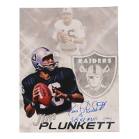 Jim Plunkett Signed Raiders 11x14 Photo Inscribed "SB XV MVP" (PSA) at PristineAuction.com