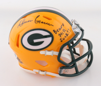 Ahman Green Signed Packers Speed Mini Helmet Inscribed "Bears Still Suck!!" (JSA) at PristineAuction.com