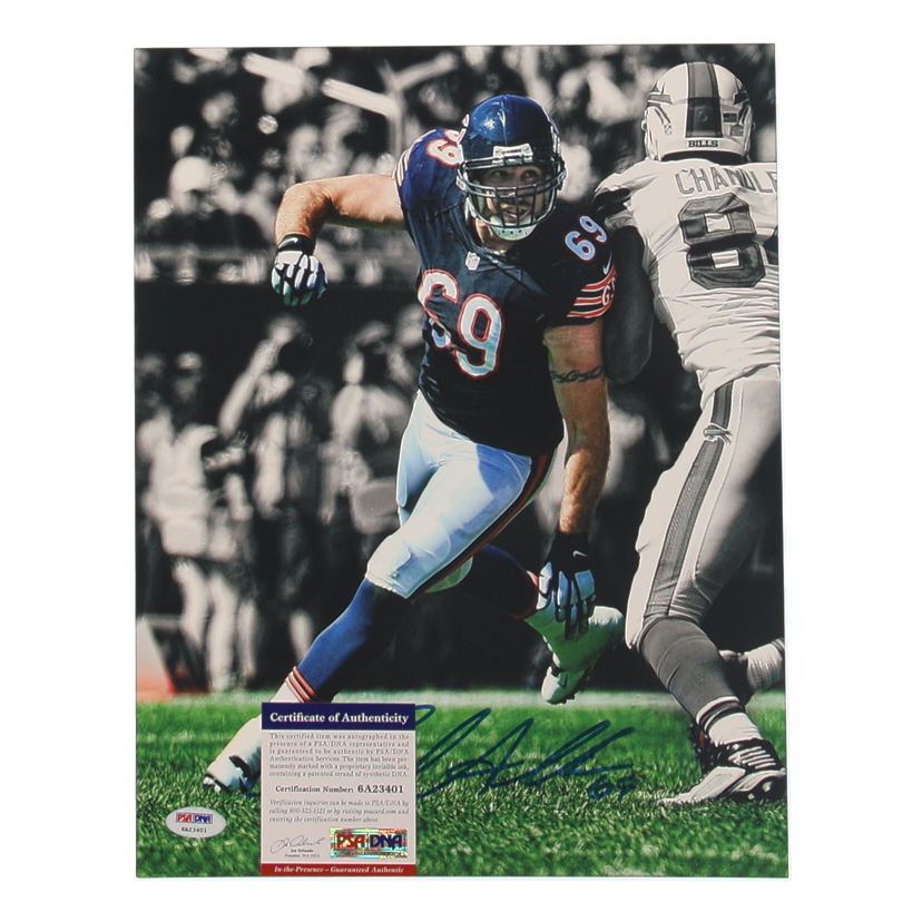 Jared Allen Signed Bears 11x14 Photo (PSA) at PristineAuction.com Jared Allen Signed Bears 11x14 Photo (PSA) at PristineAuction.com