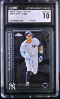 Aaron Judge 2025 Topps Chrome #99 (CGC 10) at PristineAuction.com