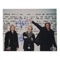Mike Mills & Peter Buck Signed R.E.M. 8x10 Photo (Beckett) at PristineAuction.com