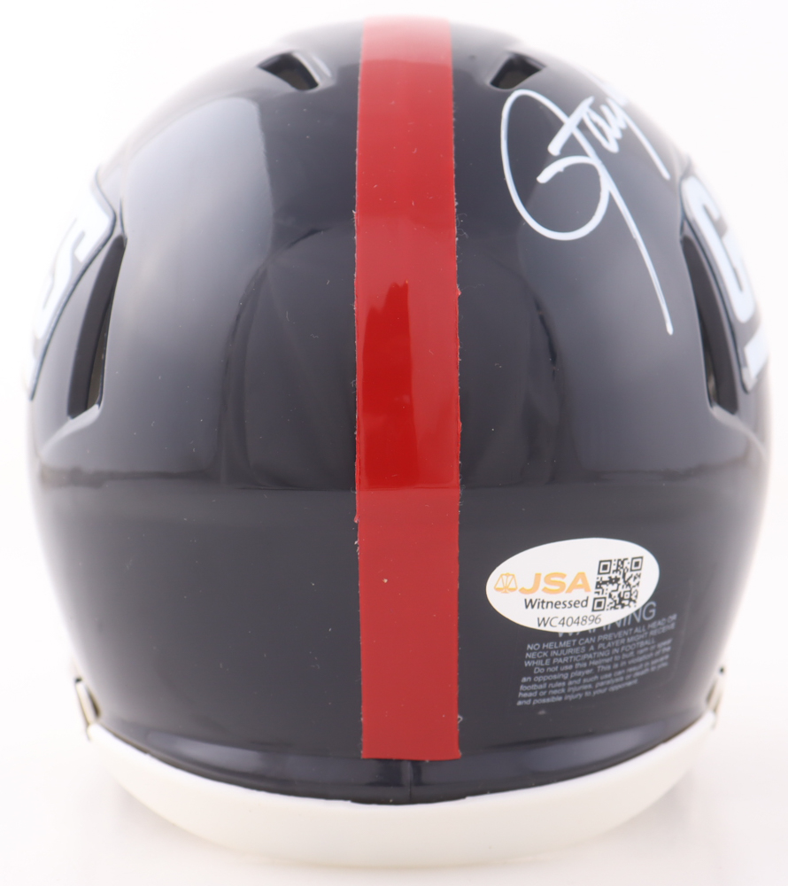 Lawrence Taylor Signed Giants Throwback Alternate Speed Mini Helmet (JSA) at PristineAuction.com Lawrence Taylor Signed Giants Throwback Alternate Speed Mini Helmet (JSA) at PristineAuction.com