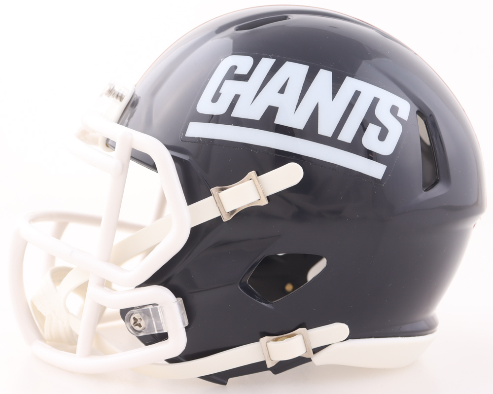 Lawrence Taylor Signed Giants Throwback Alternate Speed Mini Helmet (JSA) at PristineAuction.com Lawrence Taylor Signed Giants Throwback Alternate Speed Mini Helmet (JSA) at PristineAuction.com