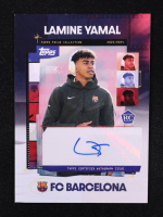 Lamine Yamal 2023-24 FC Barcelona Topps Focus Snapshots Autographs #SALY RC at PristineAuction.com