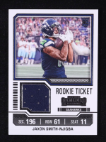 Jaxon Smith-Njigba 2023 Panini Contenders Rookie Ticket Swatches #17 RC at PristineAuction.com