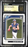 Caleb Williams 2024 Donruss Optic #201 RR RC (CGC 10 | Black Label) at PristineAuction.com