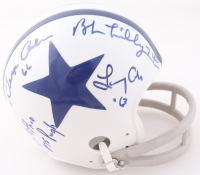 Cowboys Throwback Alternate Mini Helmet Signed By (4) with Bob Lilly, (JSA) at PristineAuction.com