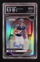 Rome Odunze Signed 2024 Panini Prizm Silver Prizm #385 RC (Arena Club 9.5 | Autograph Graded 10) at PristineAuction.com