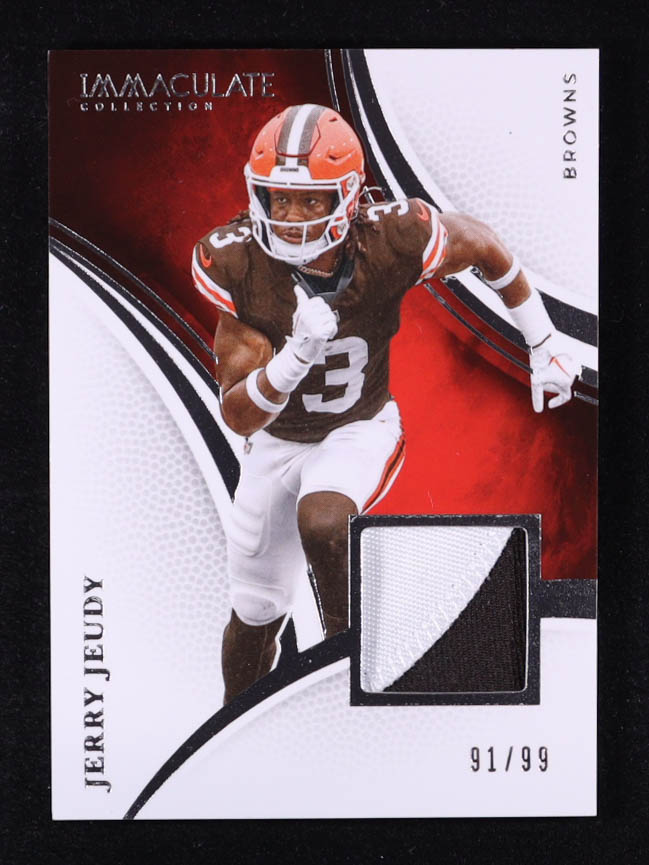 Jerry Jeudy 2025 Immaculate Collection #78 JSY #91/99 at PristineAuction.com Jerry Jeudy 2025 Immaculate Collection #78 JSY #91/99 at PristineAuction.com