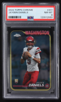 Jayden Daniels 2024 Topps Chrome #201 RC (PSA 8) at PristineAuction.com