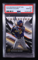 Jackson Chourio 2023 Bowman Inception #19 (PSA 10) at PristineAuction.com