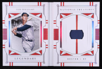 Ted Williams 2021 Panini National Treasures Legendary Material Booklets Holo Silver #9 #02/10 at PristineAuction.com