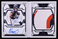 Rome Odunze 2024 Panini National Treasures Rookie First Edition Signatures Booklet #4 #21/99 RC at PristineAuction.com