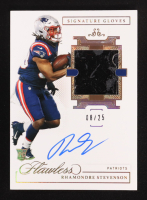 Rhamondre Stevenson 2021 Panini Flawless Signature Gloves #20 #08/25 RC at PristineAuction.com