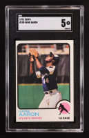 Hank Aaron 1973 Topps #100 (SGC 5) at PristineAuction.com