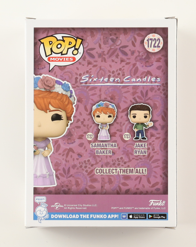 Molly Ringwald Signed "Sixteen Candles" #1722 Samantha Baker Funko Pop! Vinyl Figure (PSA) at PristineAuction.com Molly Ringwald Signed "Sixteen Candles" #1722 Samantha Baker Funko Pop! Vinyl Figure (PSA) at PristineAuction.com