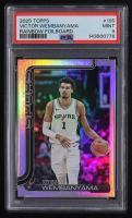 Victor Wembanyama 2025-26 Topps Rainbow Foilboard #195 (PSA 9) at PristineAuction.com