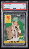 Gary Payton 1990-91 Hoops #391 LS RC (PSA 9) at PristineAuction.com