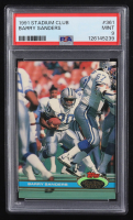 Barry Sanders 1991 Stadium Club #361 (PSA 9) at PristineAuction.com